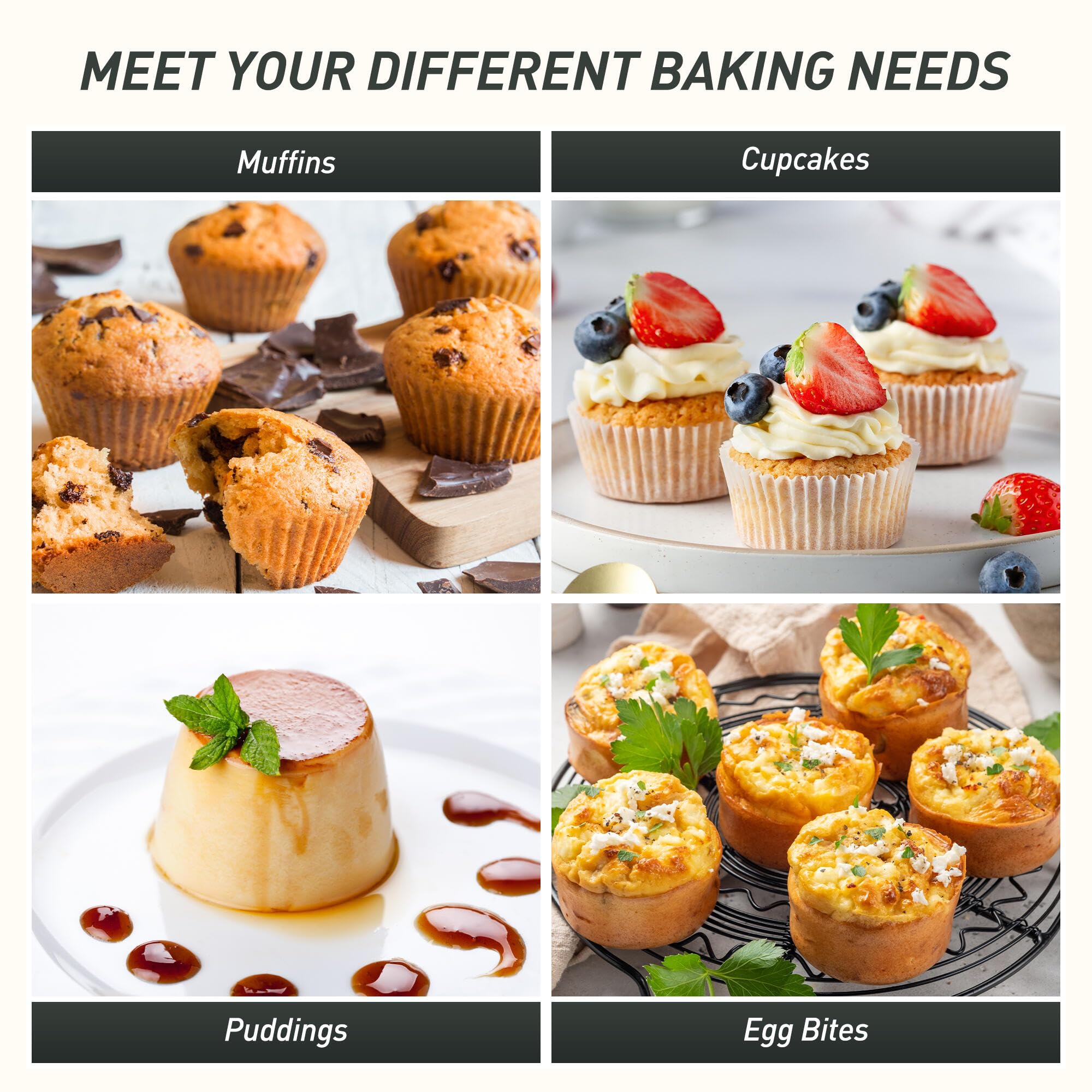 Socisen stackable pans save cabinet space when not in use.