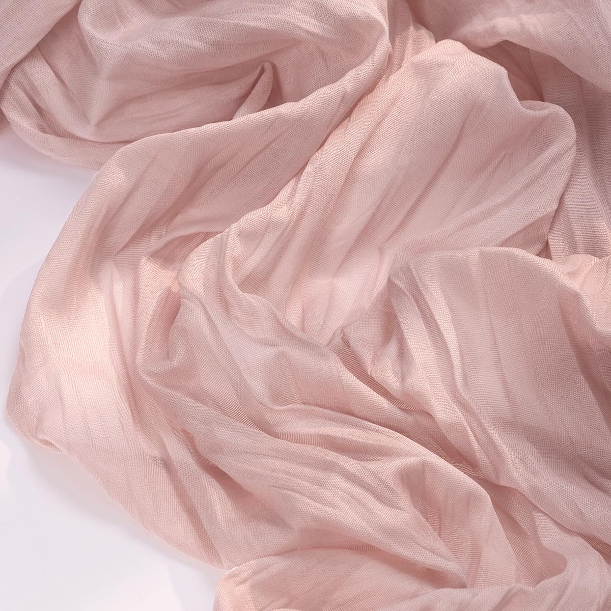Socomi 3pcs pink cheesecloth set showcases airy texture for versatile event styling.
