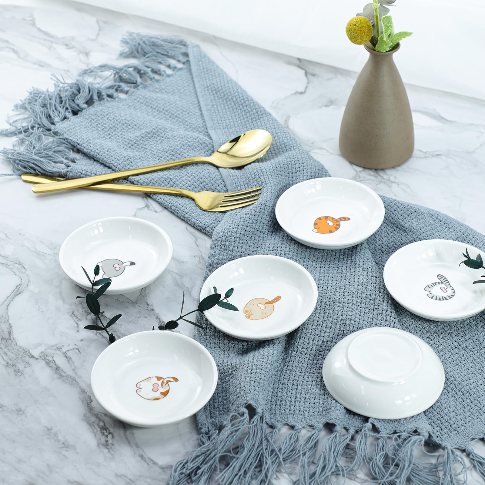 SOCOSY cat butt serving dish collection for table presentation