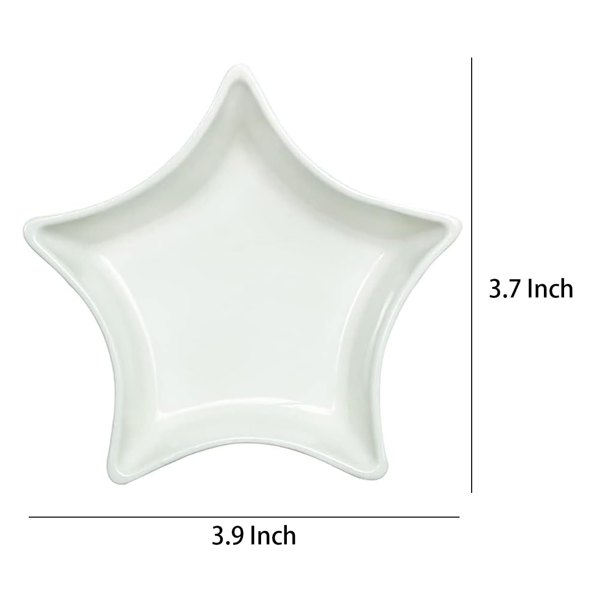 SOCOSY star-shaped dish side view showcases compact elegance for tableware