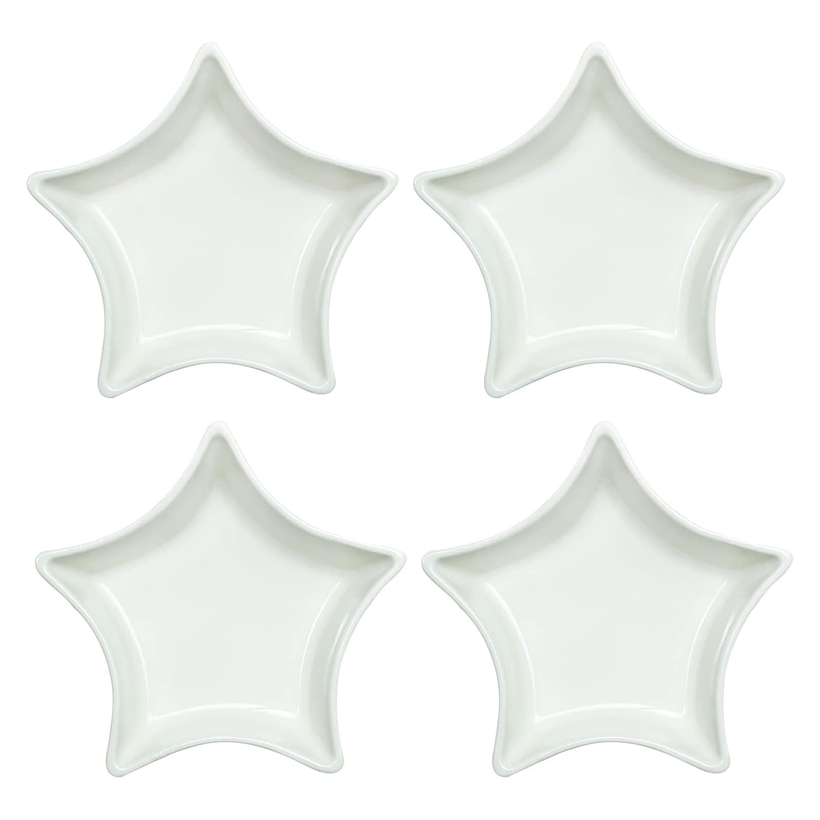 SOCOSY star-shaped dish from top view for soy sauce or vinegar