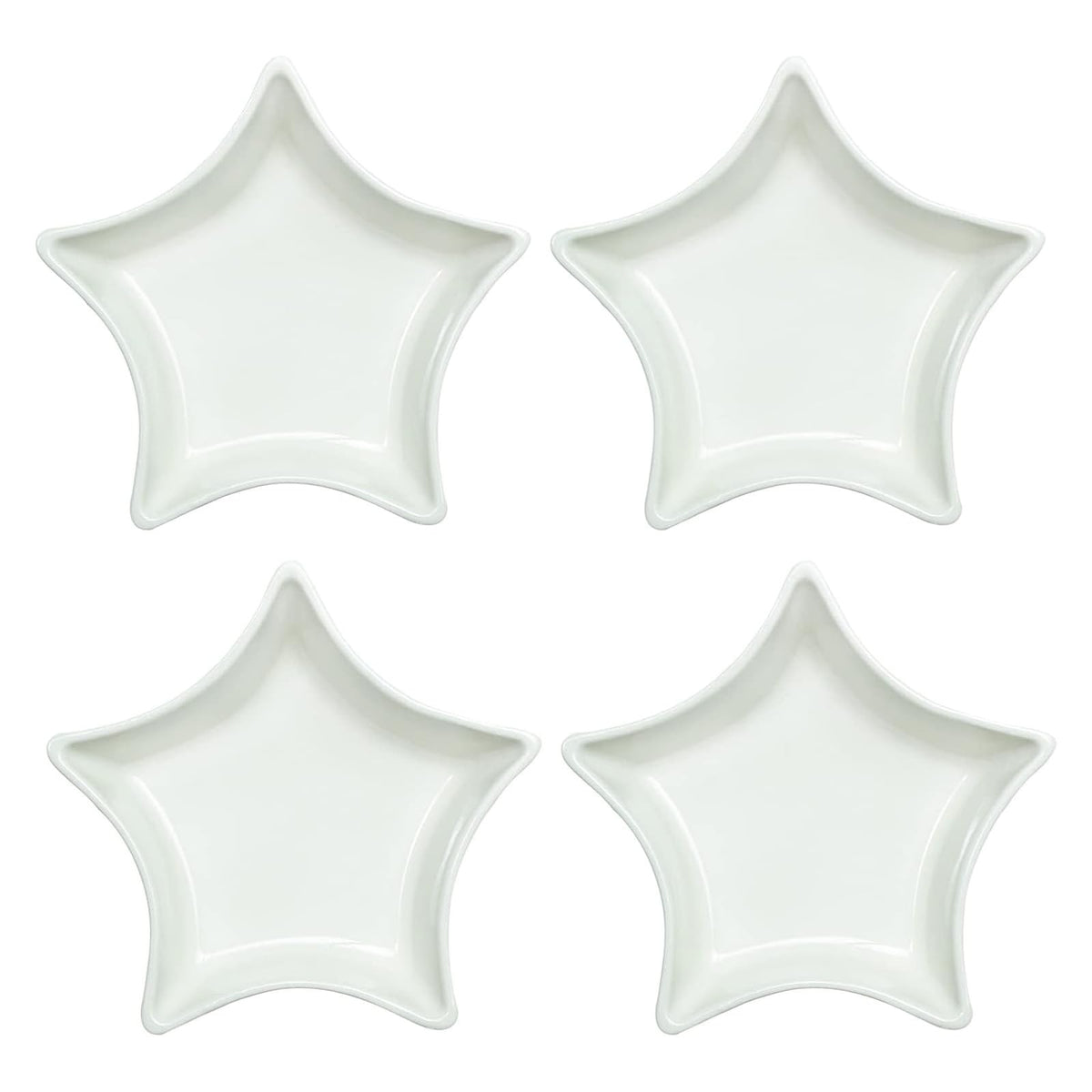 SOCOSY star-shaped dish from top view for soy sauce or vinegar