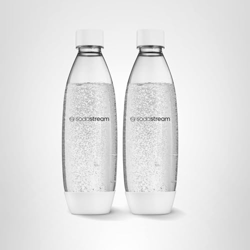 SodaStream bottle in car cup holder for on-the-go fizz.