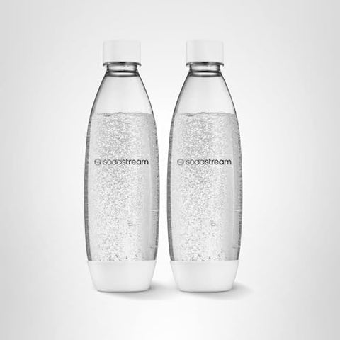 SodaStream bottle in car cup holder for on-the-go fizz.
