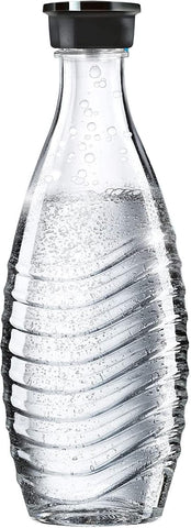 Sodastream carbonating carafe pour showing fizz preservation and refreshment