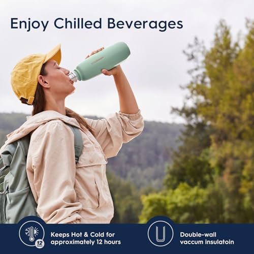 SodaStream Fizz & Go Cool Sand color options compared with mint and storm.