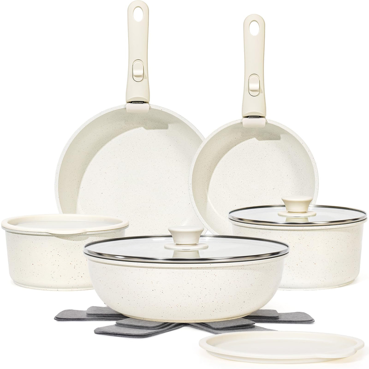 SODAY 15-piece cookware set overview showing full kit for versatile cooking
