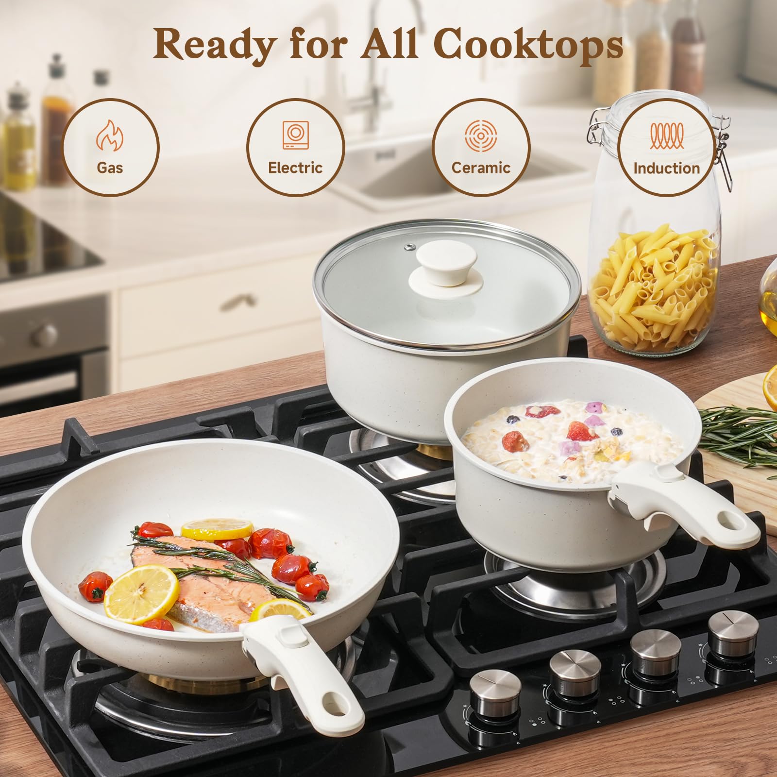 SODAY durable, scratch-resistant construction for daily cooking