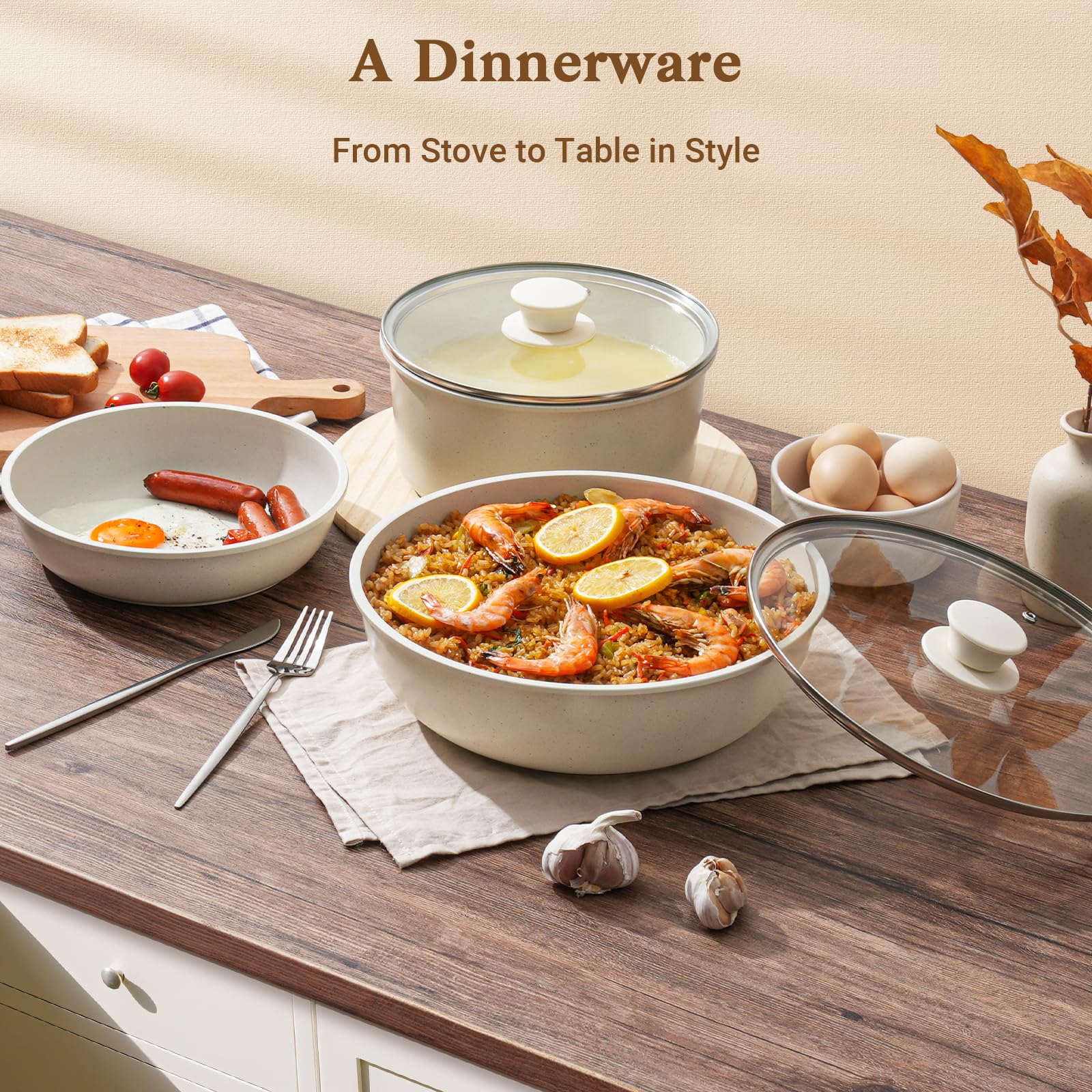 SODAY ergonomic, heat-resistant handles provide secure grip