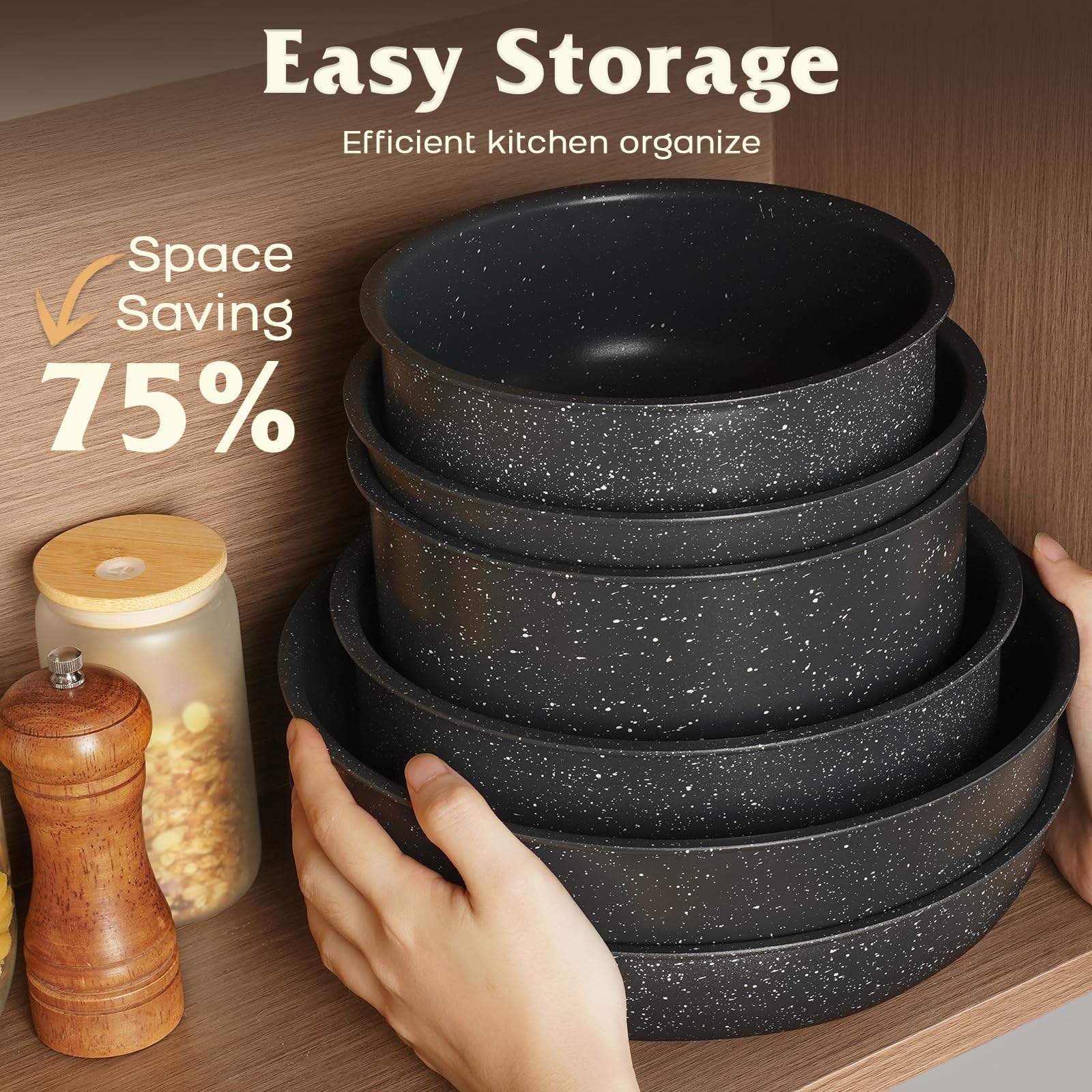 SODAY oven-safe pots and pans for seamless stove-to-oven transitions
