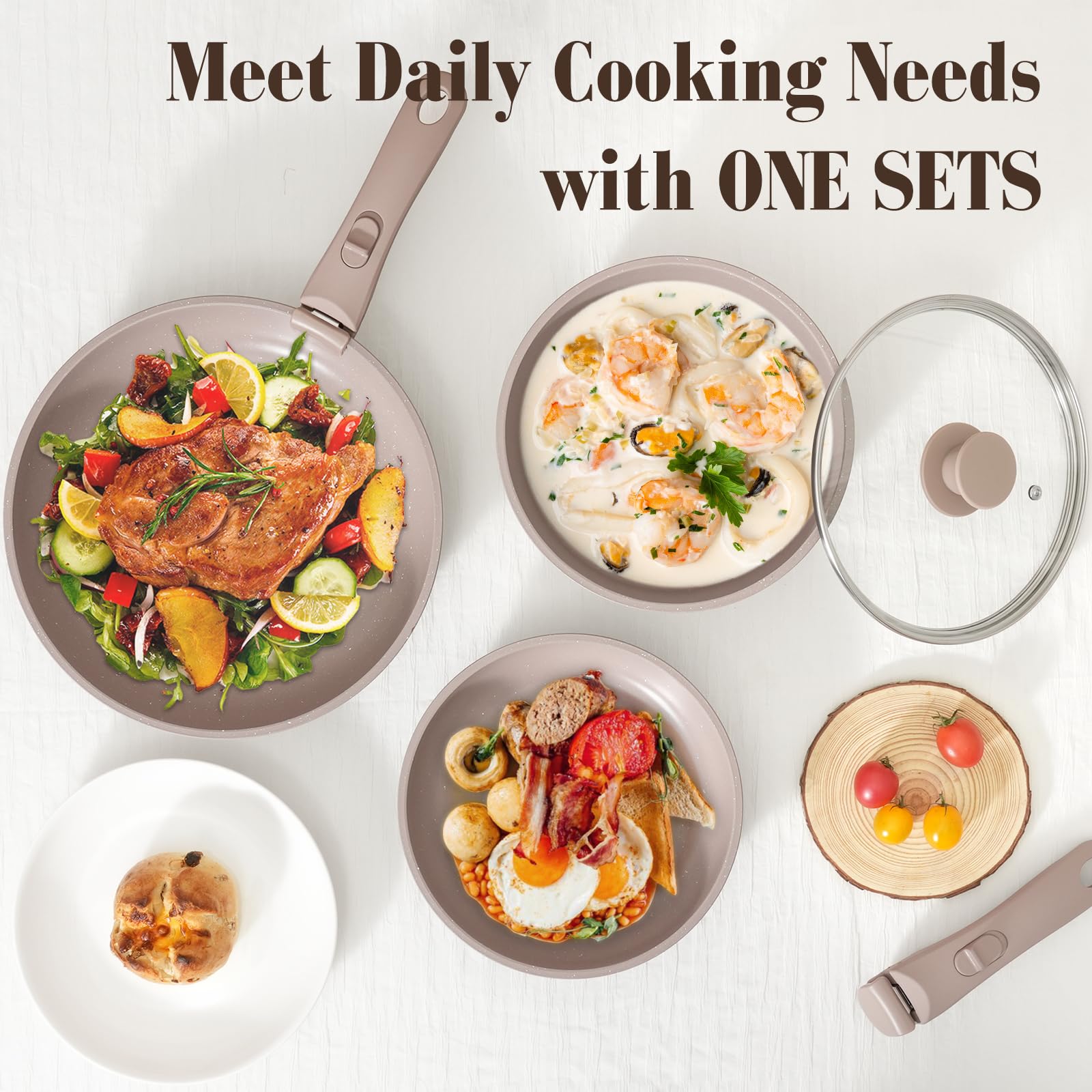 SODAY RV-friendly cookware kit fits compact travel kitchens
