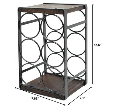 SODUKU six-bottle rack keeps wines organized and visible.