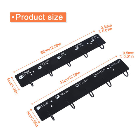 SoeKoa measurement conversion label helps quick unit conversions during cooking