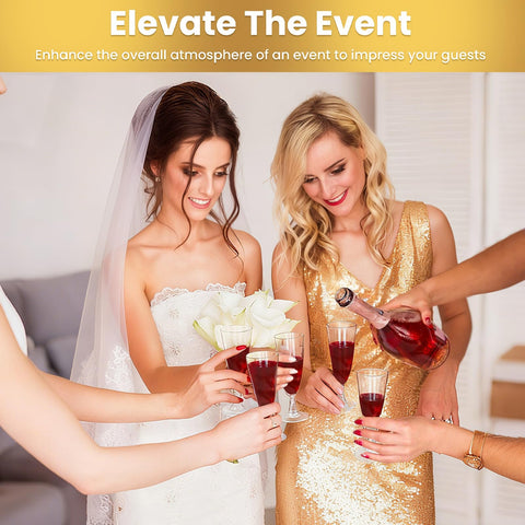 Soelomu party and wedding glasses designed for crowded events