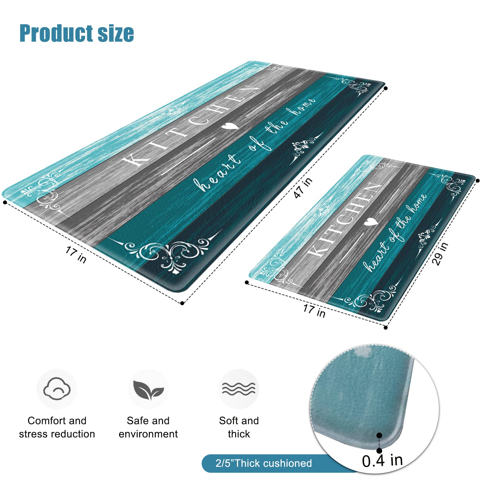 Waterproof surface resists spills and oil, easy to wipe clean.