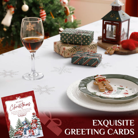 Softalker machine-washable tablecloth for simple post-holiday cleanup