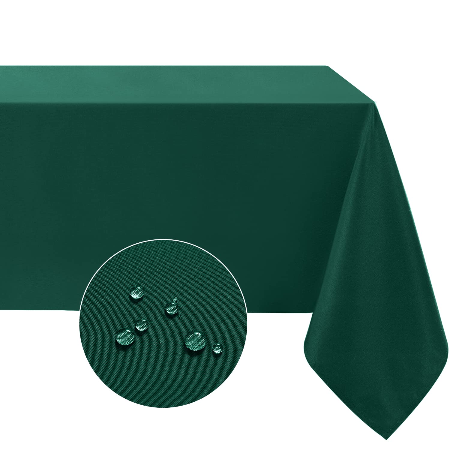 Softalker rectangle tablecloth waterproof and stain-resistant protects surfaces during meals