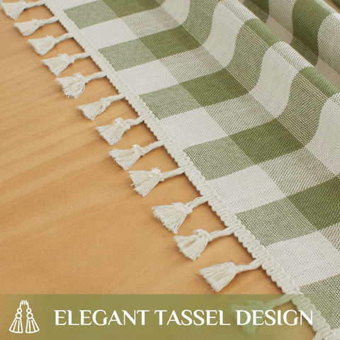 Softalker sage buffalo plaid adds fresh spring ambiance to gatherings