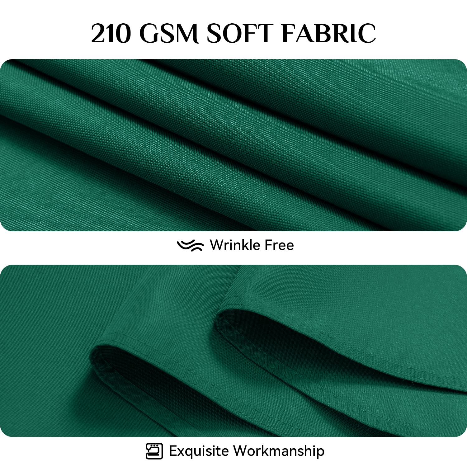 Softalker microfiber tablecloth close-up texture signals premium quality and durability