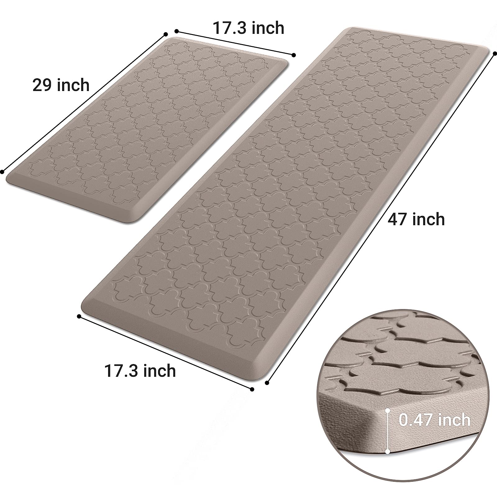 SoftDuo mat close-up showing embossed texture for grip during prep