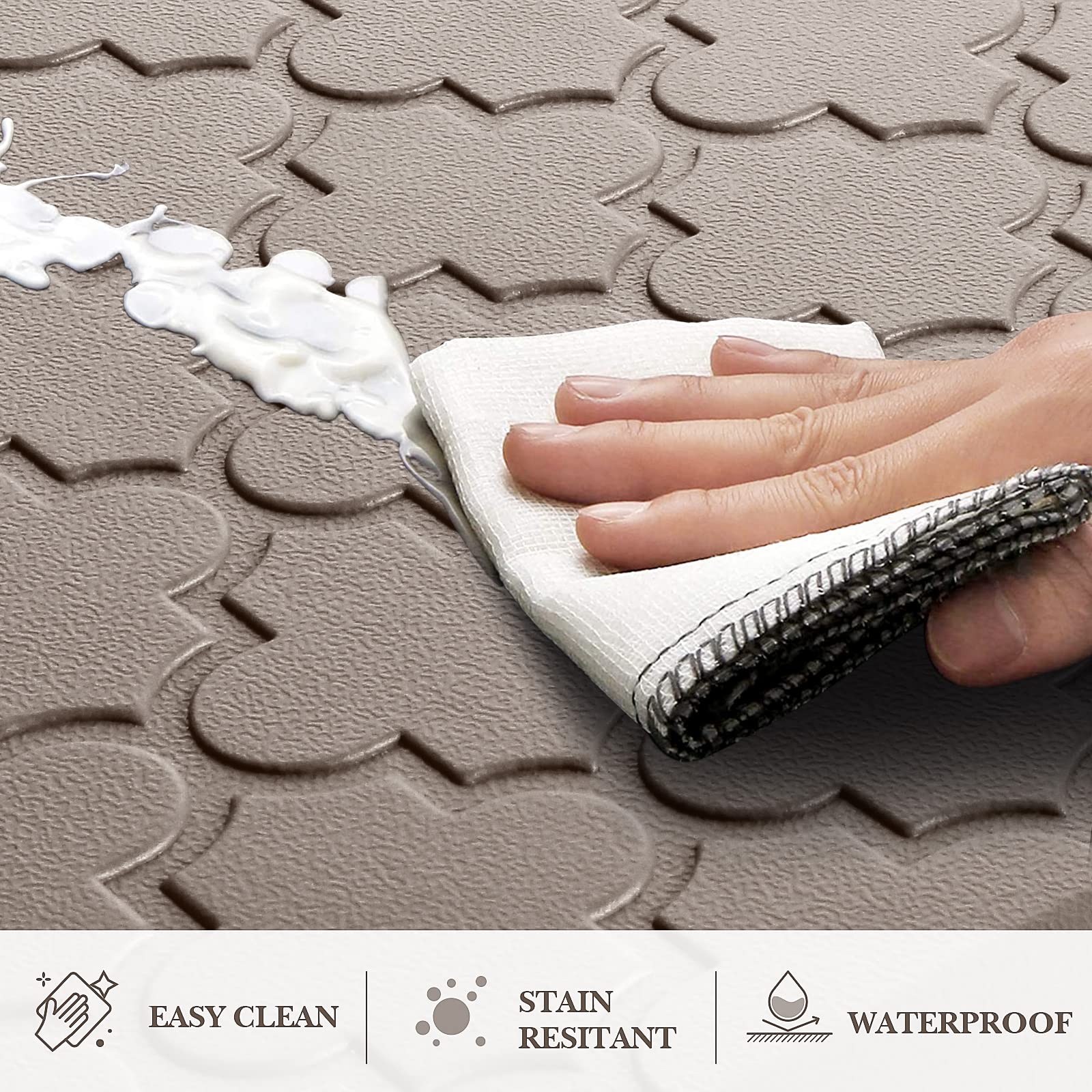 SoftDuo 2-pack with non-slip bottom for secure placement on slick floors