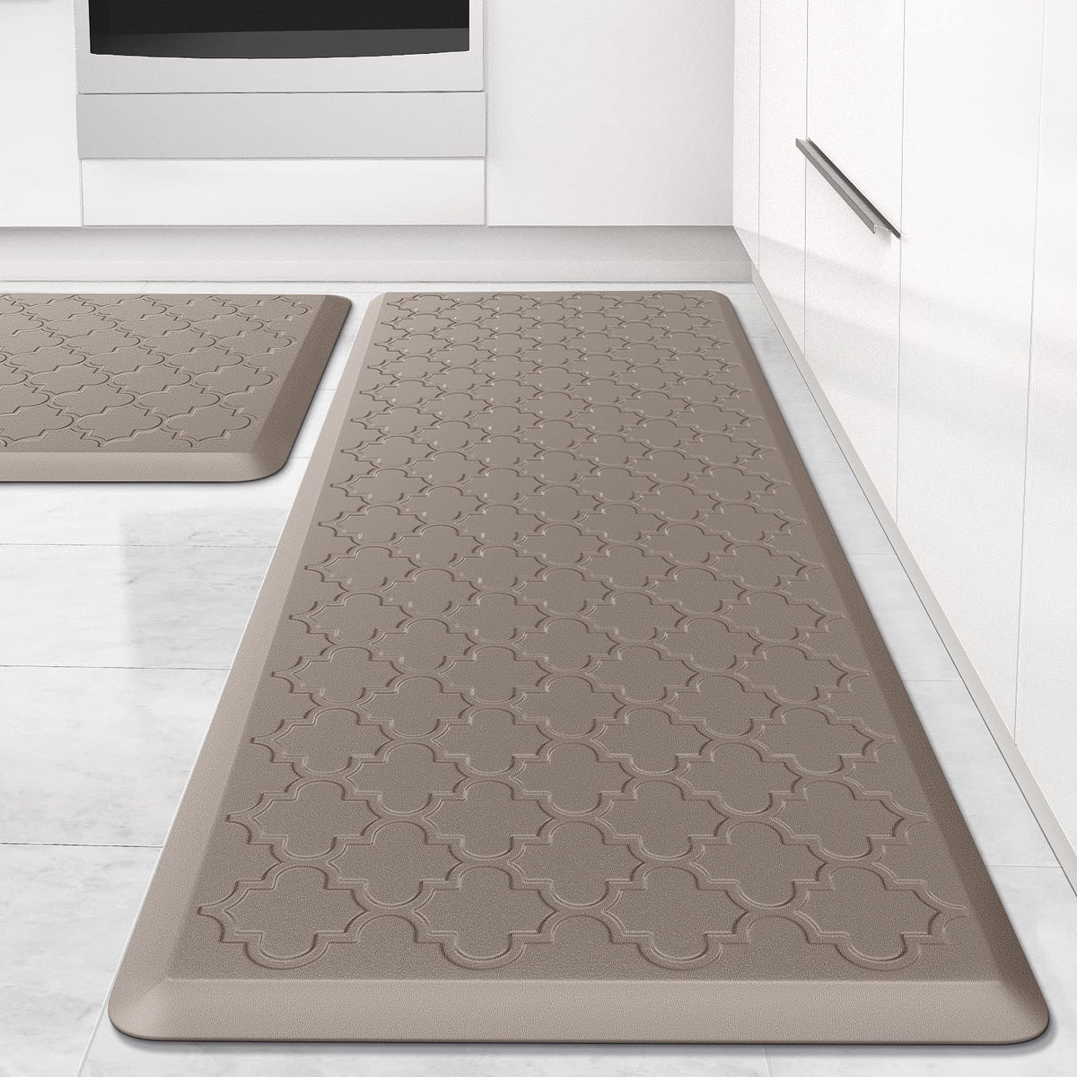 SoftDuo Kitchen Mat 2-Pack seen from above for comfortable standing during cooking