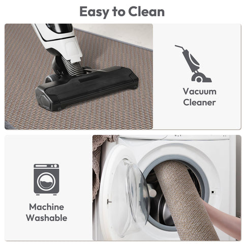 SoftDuo absorbent layer kitchen mat capturing water and oil spills