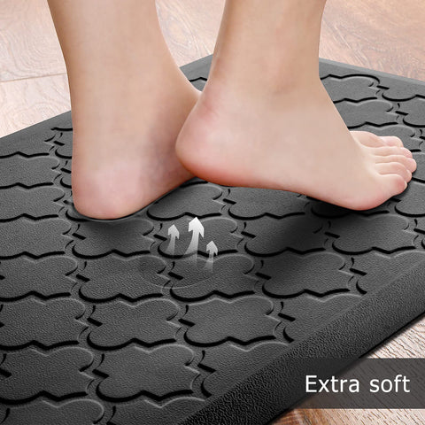 SoftDuo mat features non-slip beveled edges to prevent sliding for safe standing.