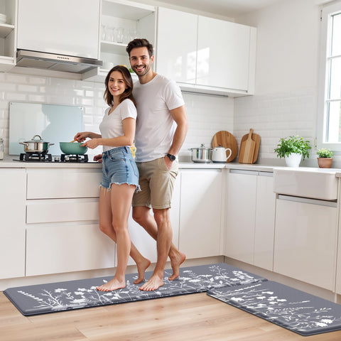 SofterCharm non-slip back texture keeps mats in place during cooking.