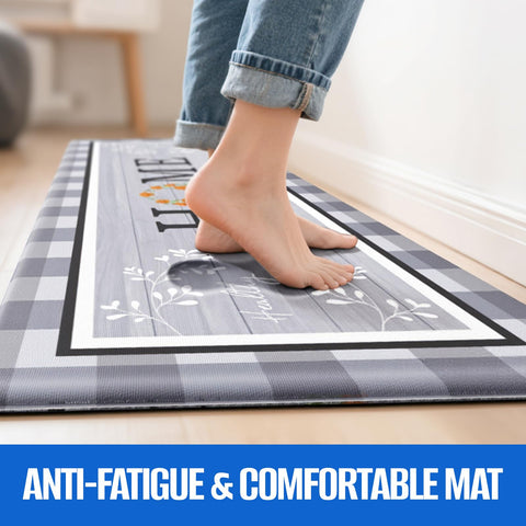 SofterCharm Kitchen Rug two-piece set provides flexible coverage for rooms