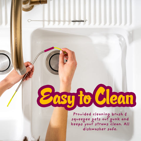 Softy Straws compatible with 12-32 oz tumblers for versatile use.