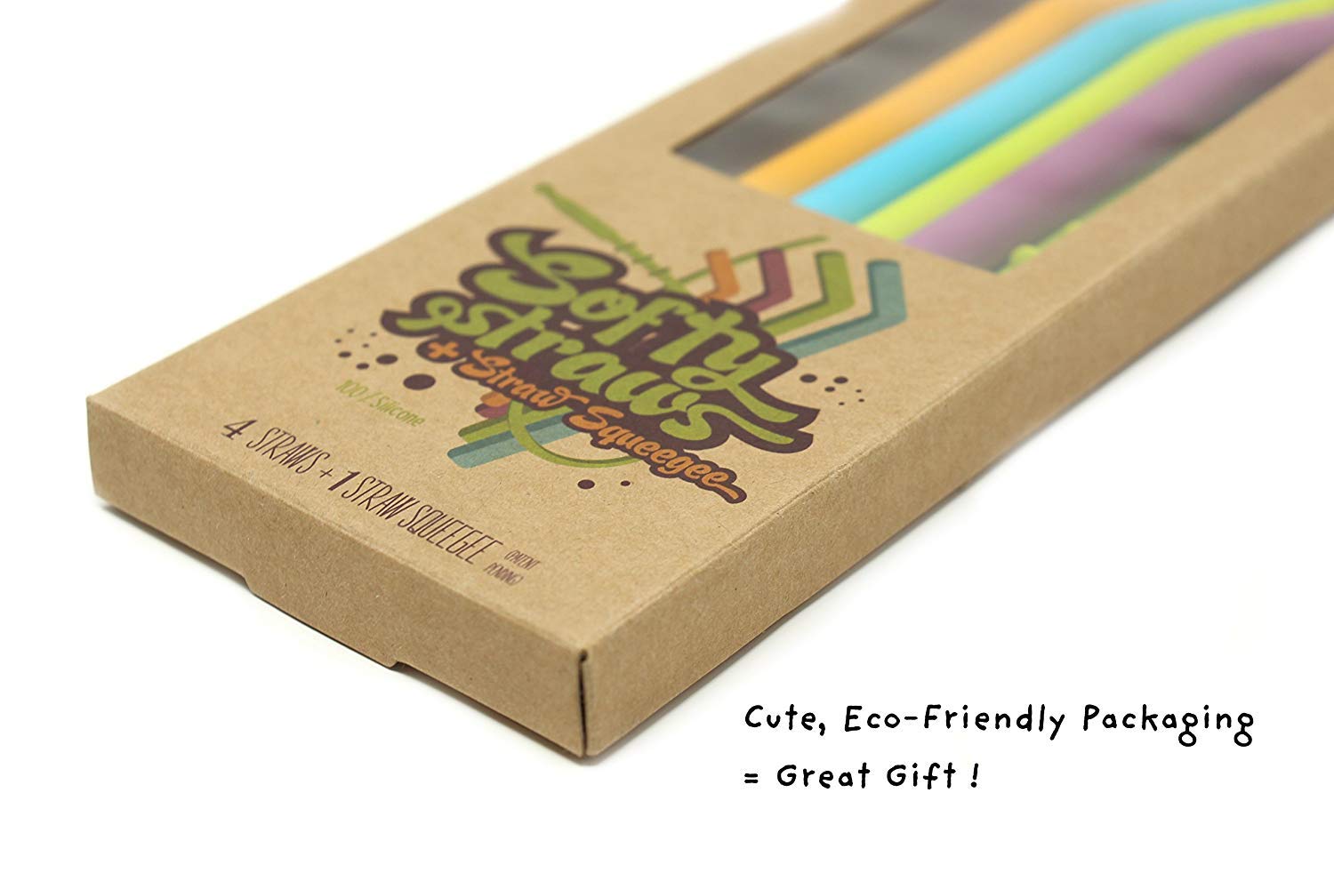 Softy Straws eco-friendly reusable straw makes a thoughtful gift idea.