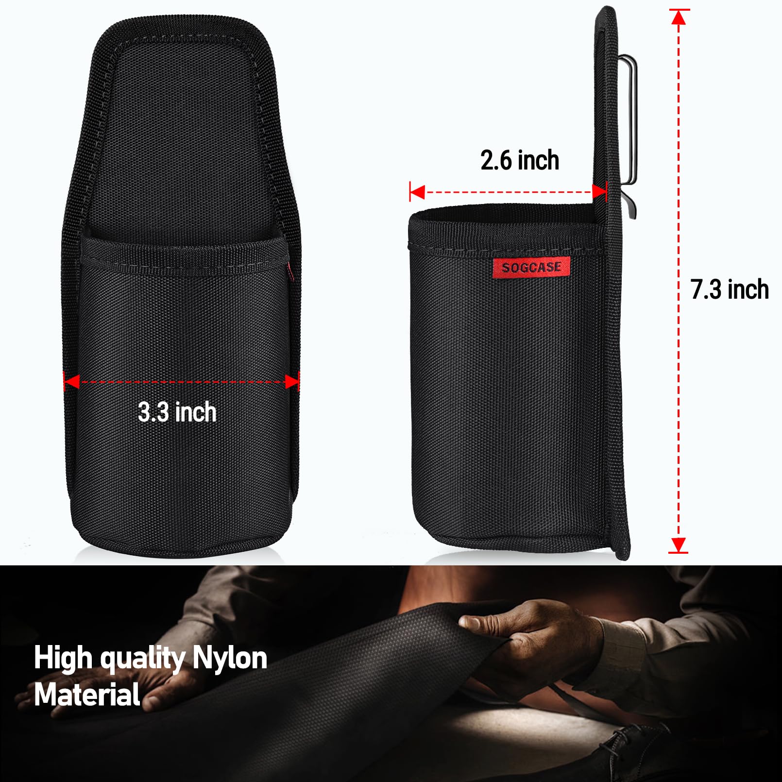 Lightweight SOGCASE beer holster ready for outdoor use and adventures