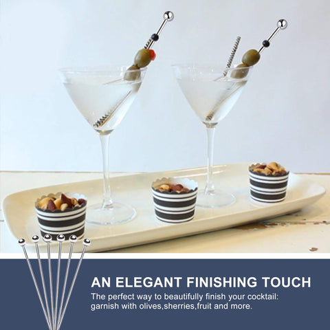 SOGEWO 6-inch picks topping desserts for easy serving