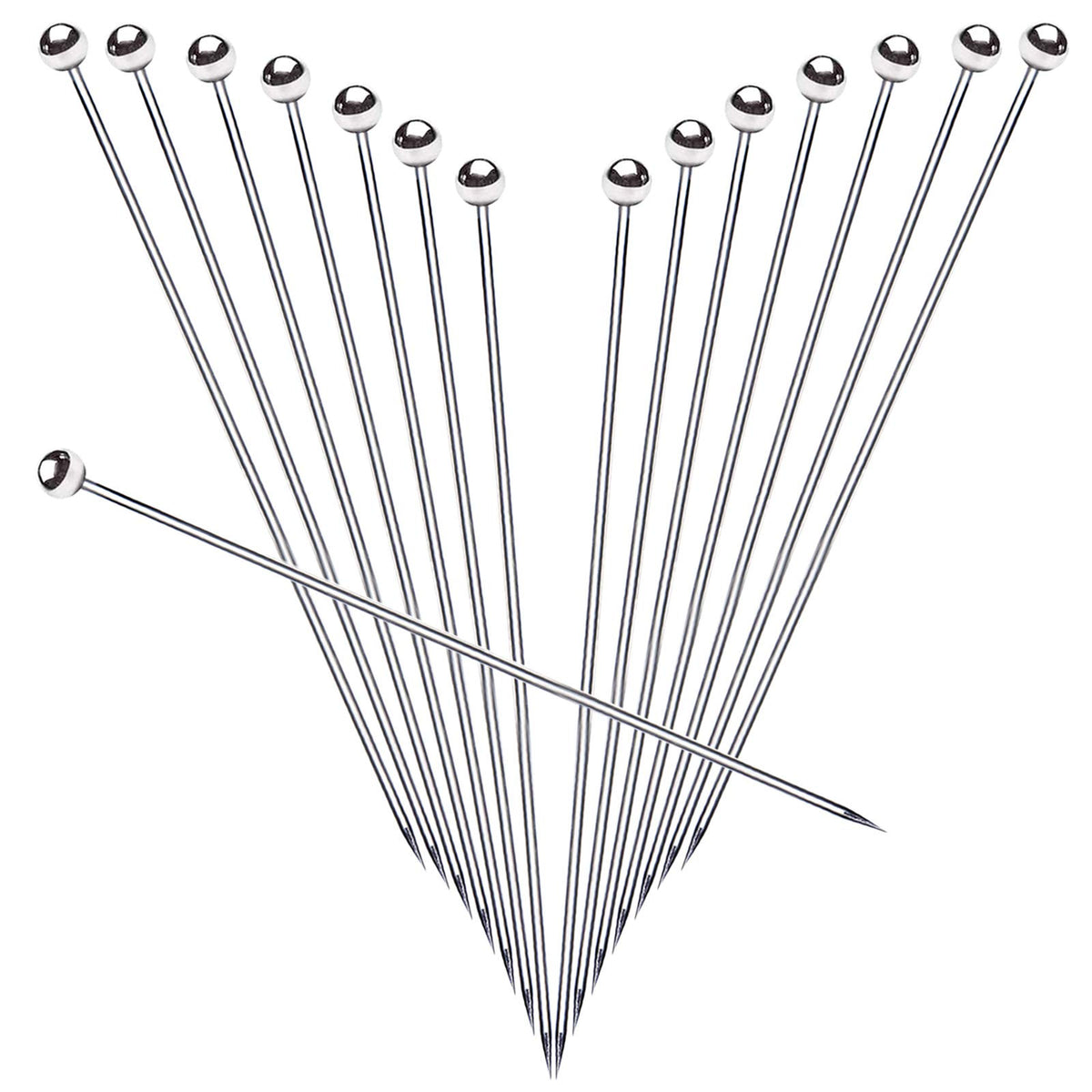 SOGEWO 6-inch cocktail picks with olives for elegant garnishes