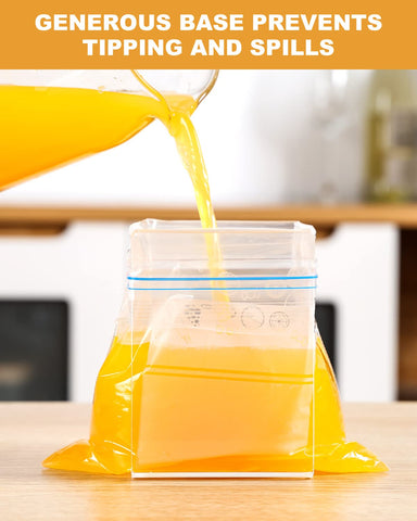 SOGUAOLO baggy rack provides hands-free pour for leftovers