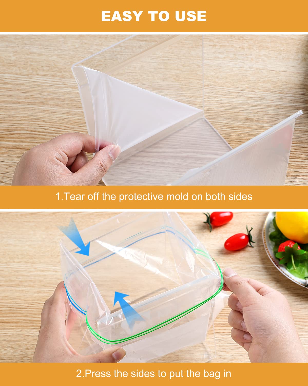 SOGUAOLO clear acrylic construction is durable and easy to wipe clean