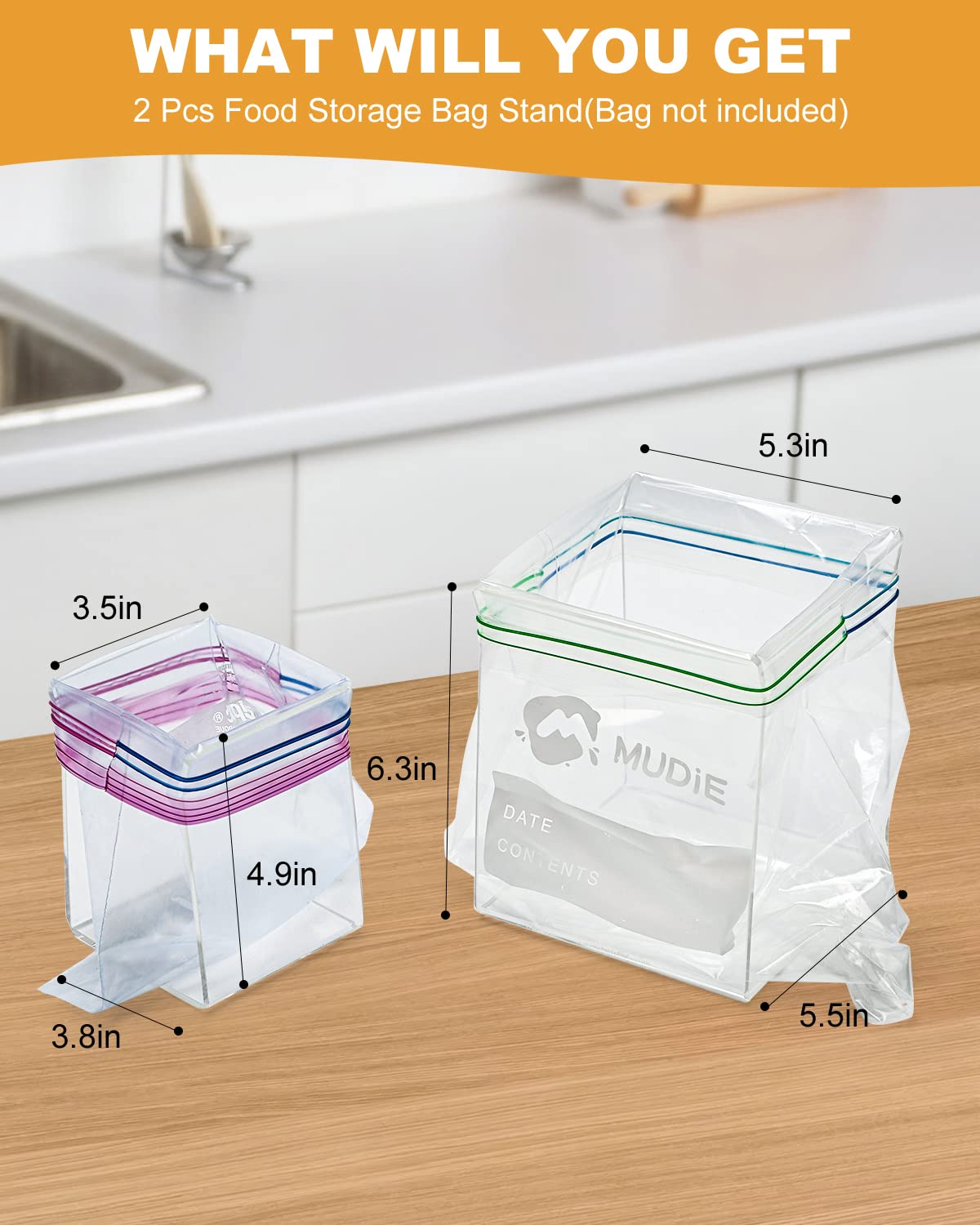 SOGUAOLO easy-clean design simplifies cleanup after bag filling