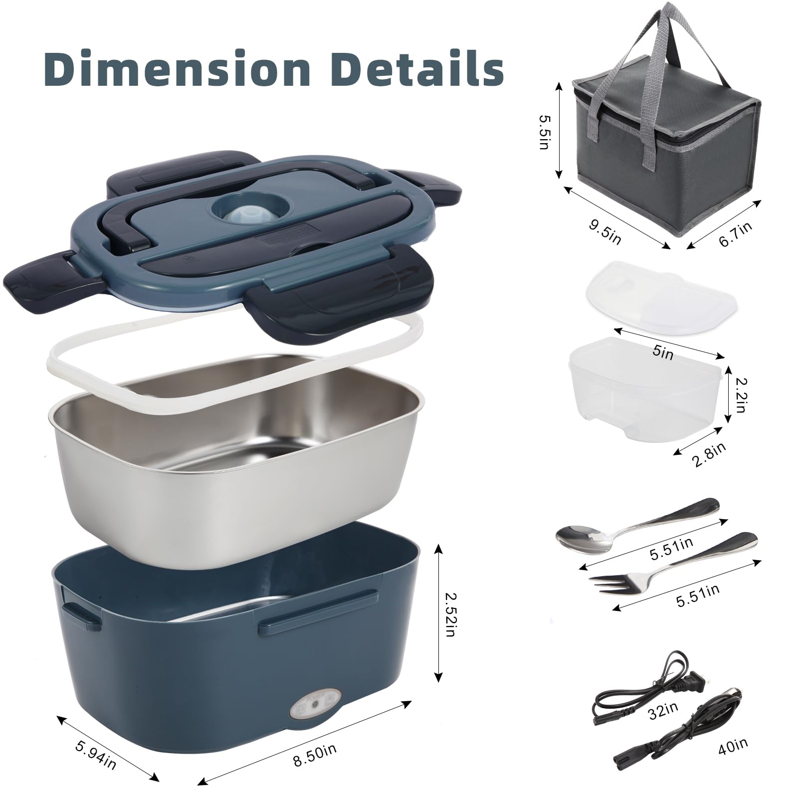 SOHIDA lunch box thermal insulation bag keeps meals warm until eating.
