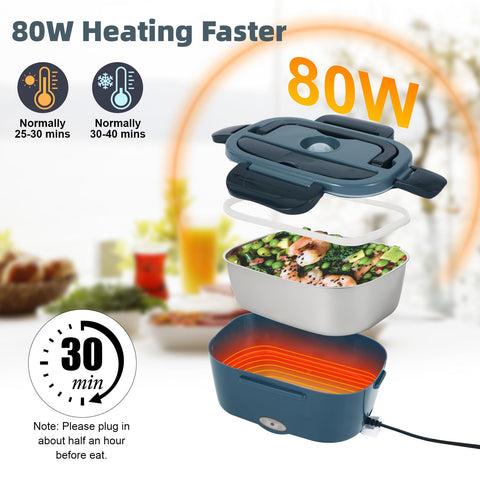 SOHIDA lunch box utensil compartment doubles as smartphone stand.