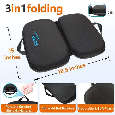 Sojoy iGelComfort gel memory foam cushion with cooling surface for daily seating.