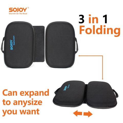 Sojoy iGelComfort tailbone-support design supports posture during long sits.