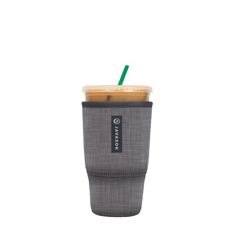 Sok It JavaSok anthracite outer view: durable, portable insulation for cold drinks.