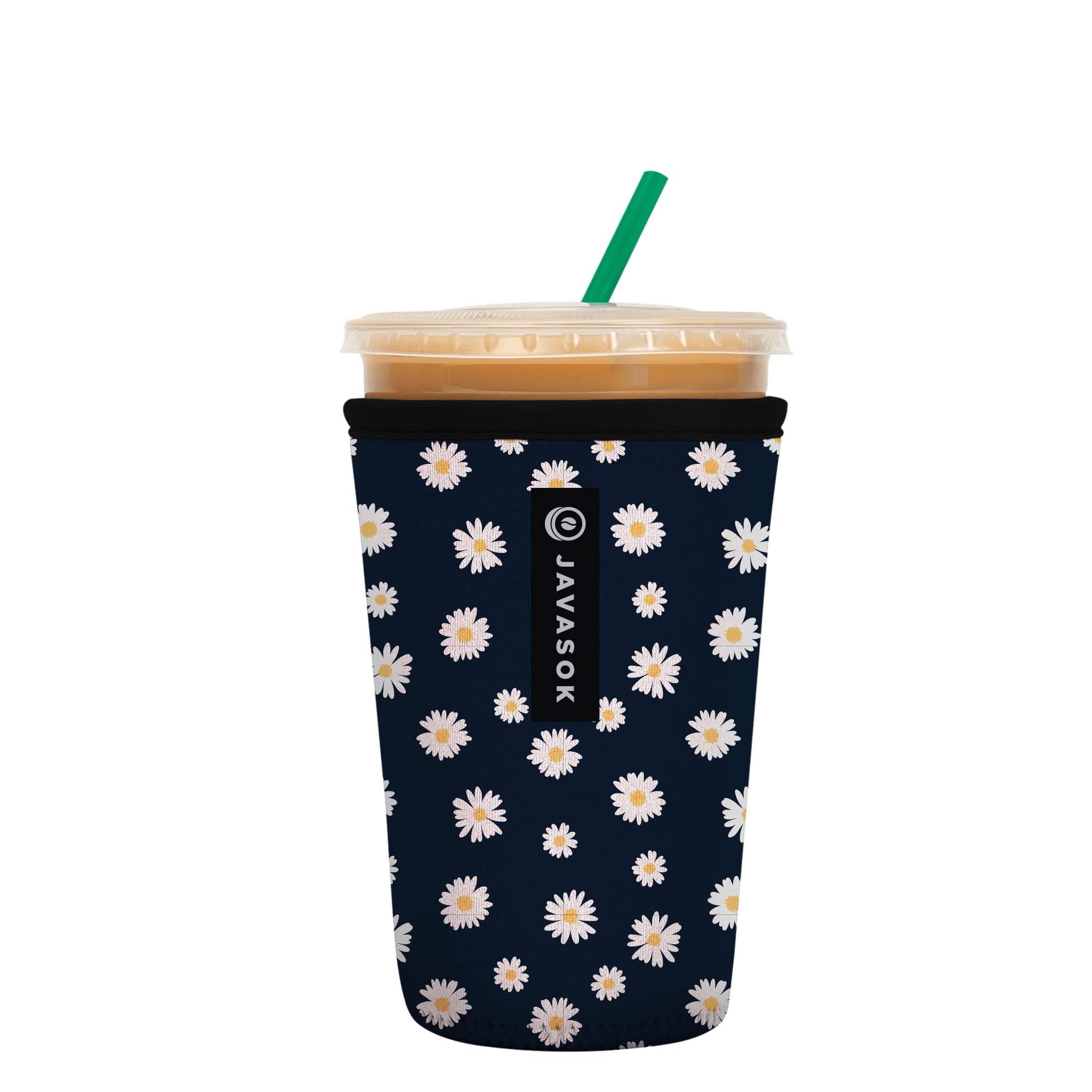 Sok It JavaSok daisy chain sleeve fits 22-28oz cups and keeps drinks cold.