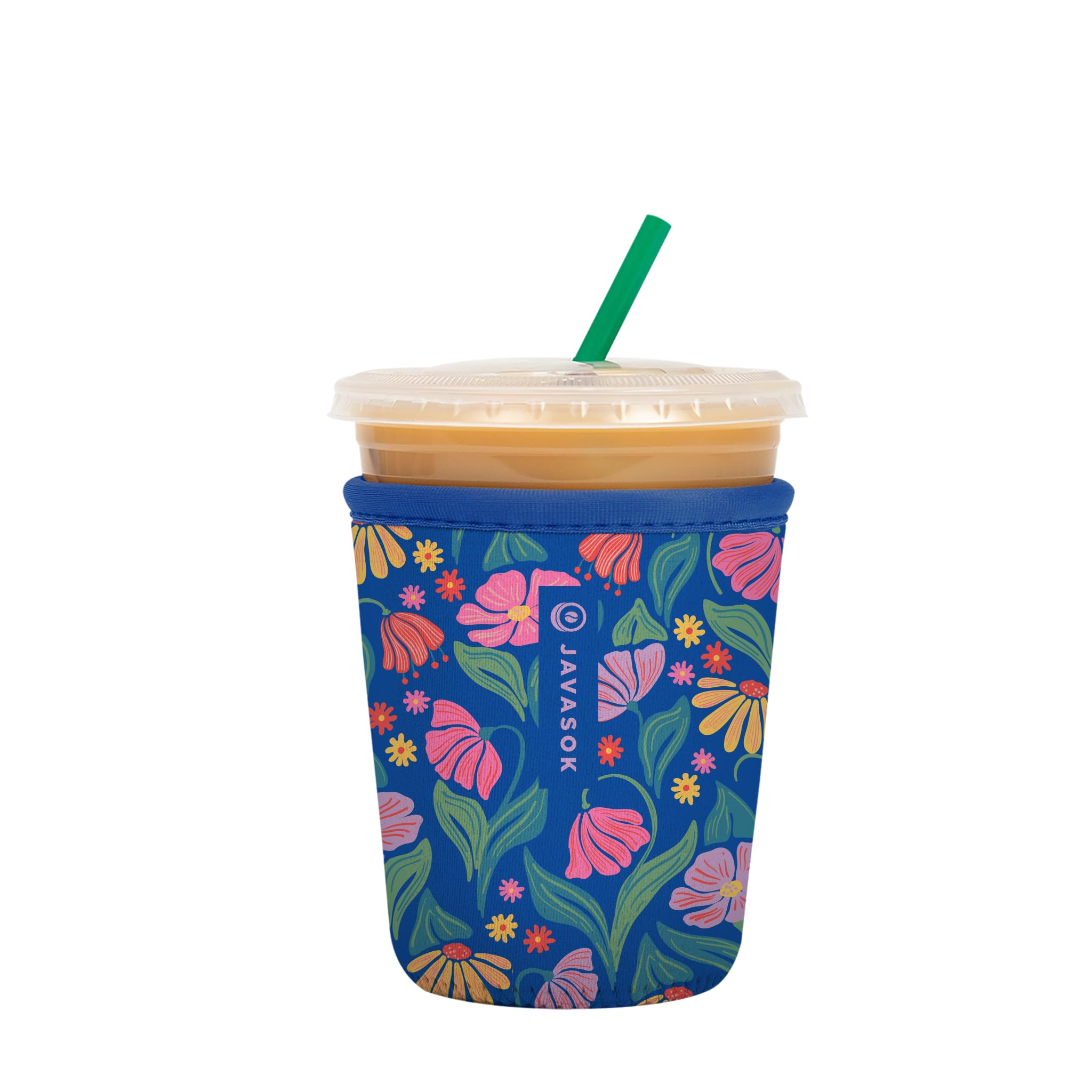Sok It JavaSok Fairy Flora sleeve 16-20oz keeps drinks ready on the go.