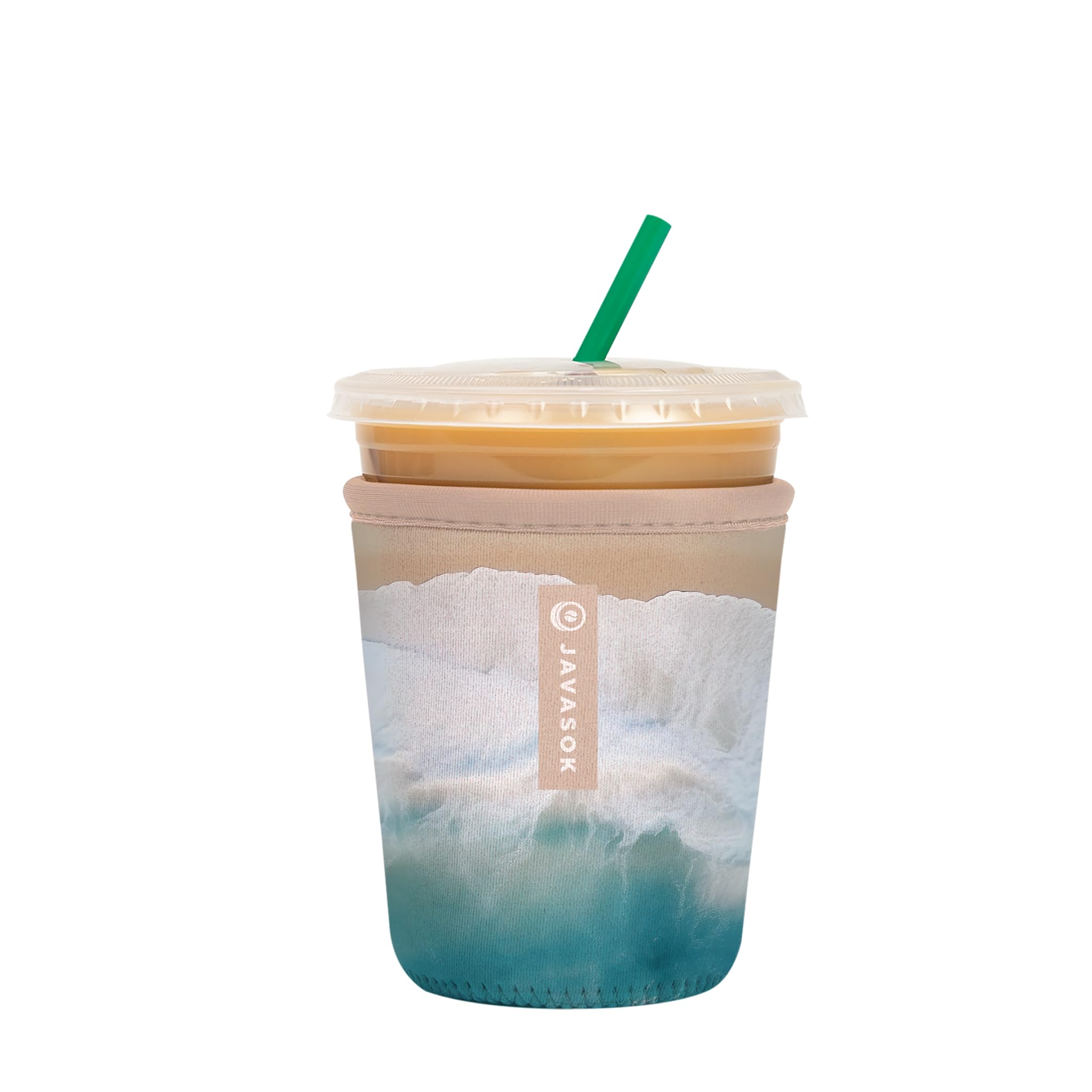 Sok It JavaSok iced coffee sleeve with durable insulation for cold drinks.