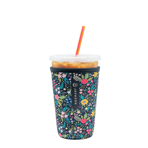Sok It JavaSok iced coffee sleeve closeup showing durable neoprene