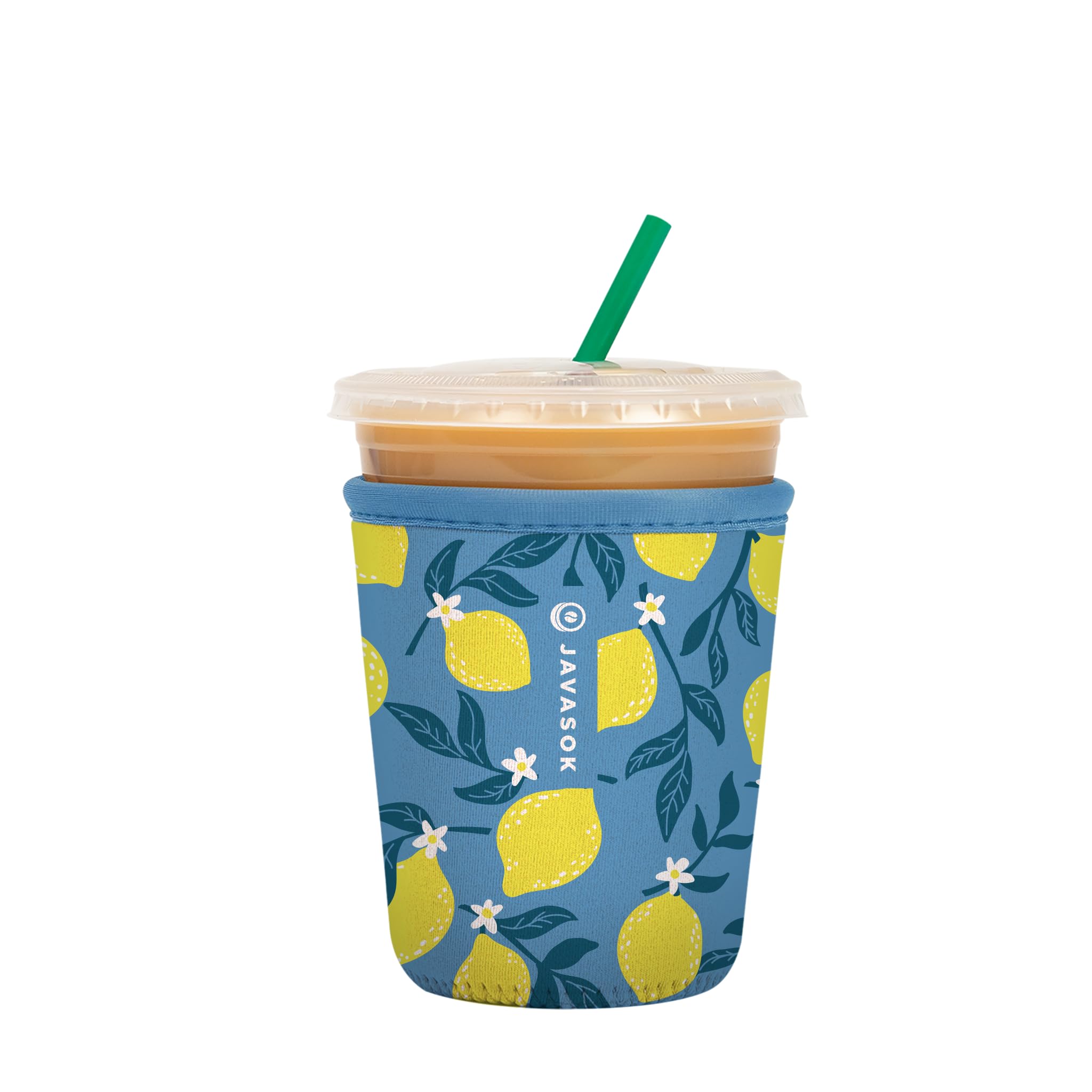 Sok It JavaSok iced coffee sleeve for 16-20 oz cups, compact and insulated.