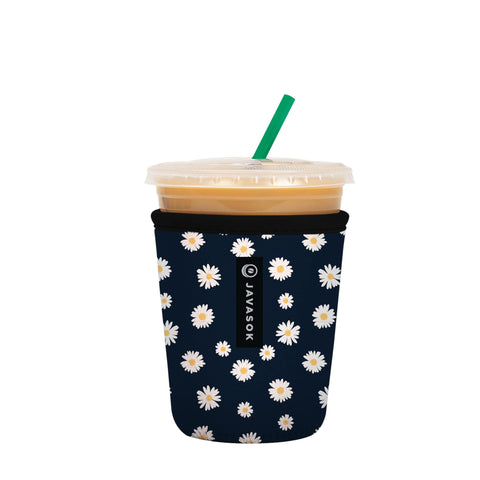 Sok It JavaSok iced coffee sleeve on mug keeps beverage cold and hands dry.