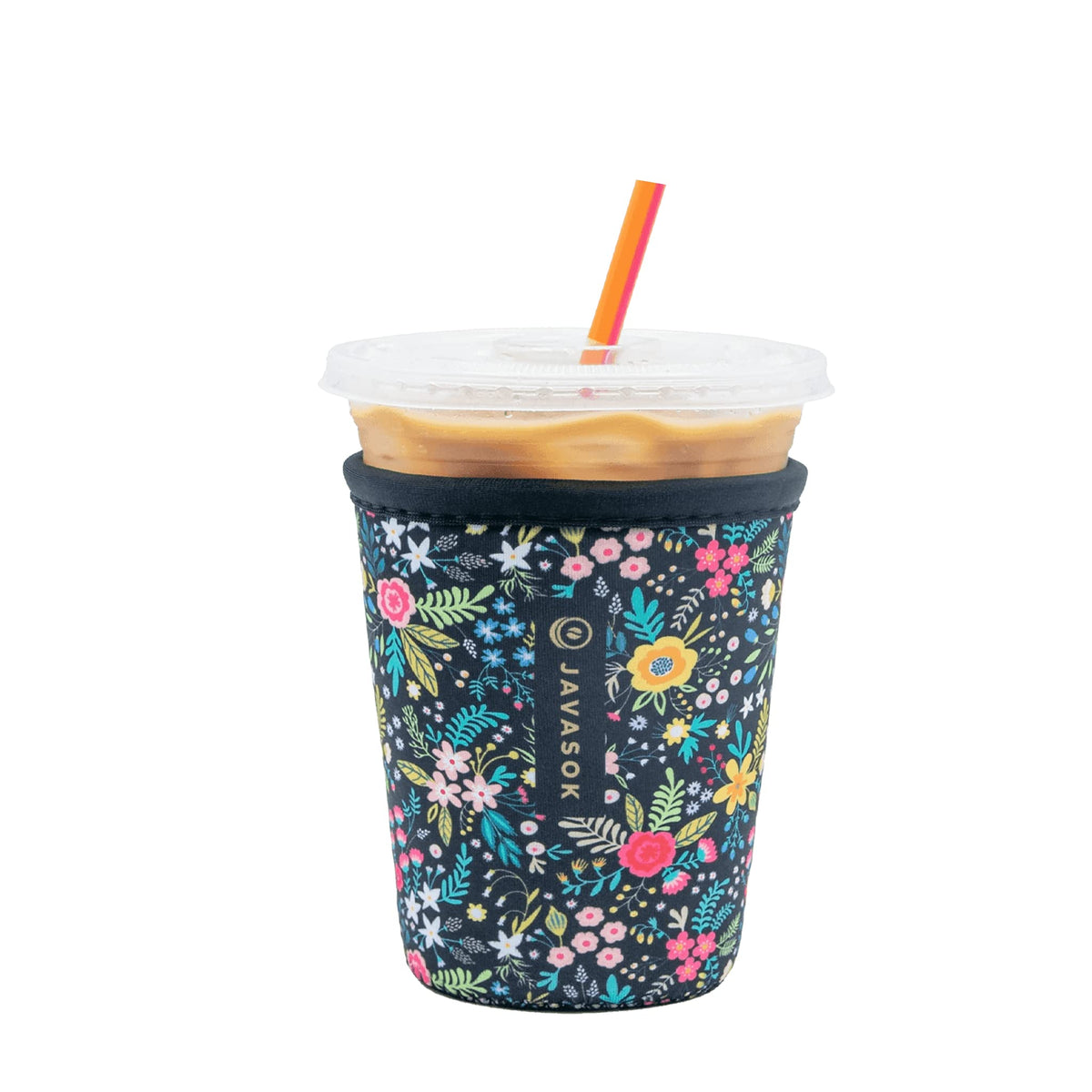 Sok It JavaSok iced coffee sleeve on 16–20oz cup showing cold insulation
